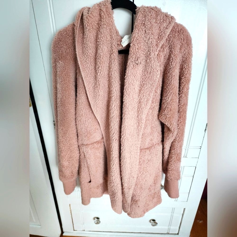 Pink Fuzzy Sweater